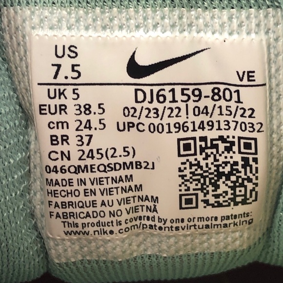 Nike React Pegasus Trail 4 Running Shoes 7.5 - Picture 8 of 12